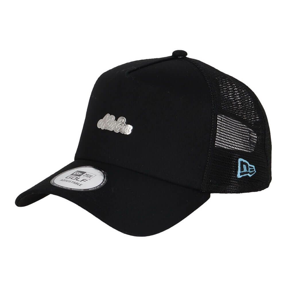 j[G NEW ERA@Lbv 9FORTY A-Frame gbJ[ Metal Logo 14391357 ubN