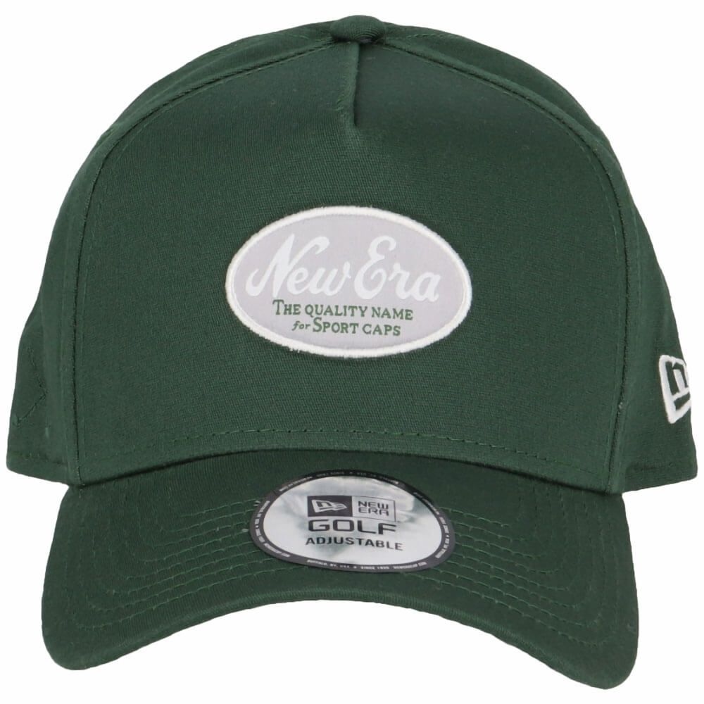 ニューエラ NEW ERA　キャップ 9FORTY A-Frame Stretch Cotton Washable オーバルロゴ 14391382 シラントログリーン 詳細4