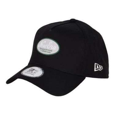 ニューエラ NEW ERA　キャップ 9FORTY A-Frame Stretch Cotton Washable オーバルロゴ 14391384 ブラック