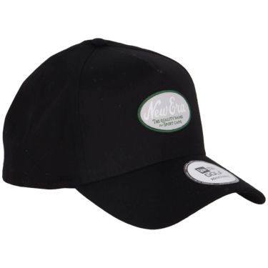 ニューエラ NEW ERA　キャップ 9FORTY A-Frame Stretch Cotton Washable オーバルロゴ 14391384 ブラック 詳細3