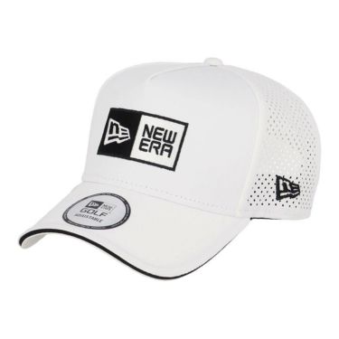 ニューエラ NEW ERA　キャップ 9FORTY A-Frame Laser Perforated ボックスロゴ 14391394 ホワイト