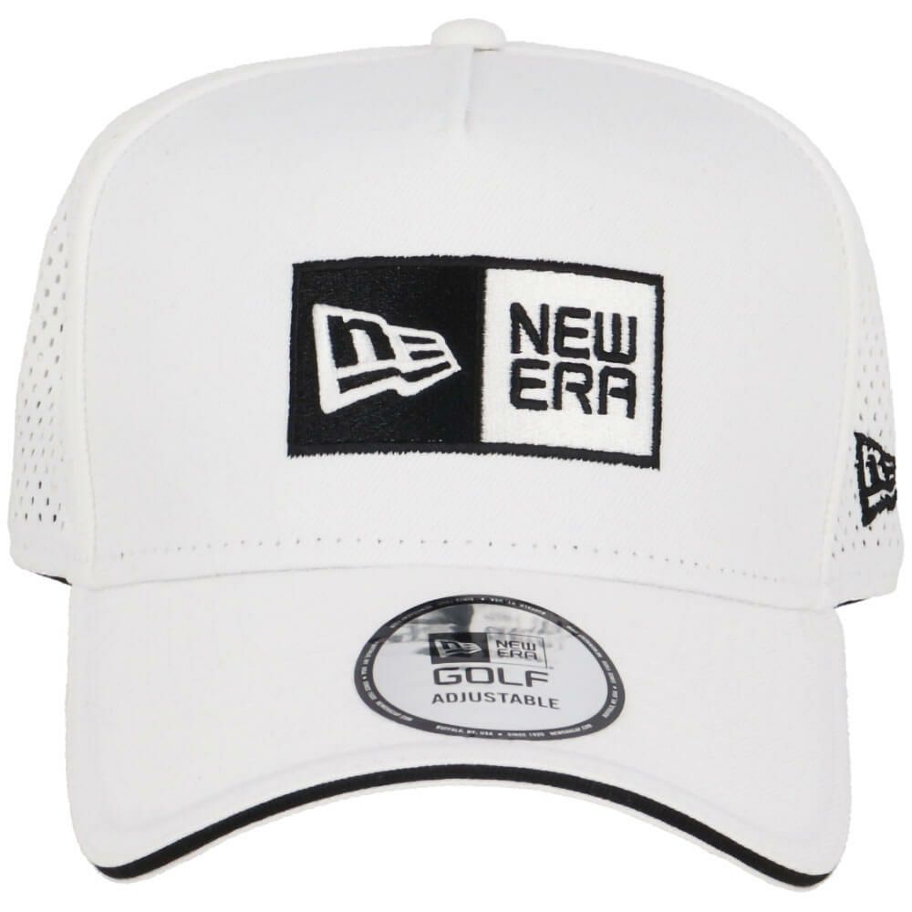 ニューエラ NEW ERA　キャップ 9FORTY A-Frame Laser Perforated ボックスロゴ 14391394 ホワイト 詳細3