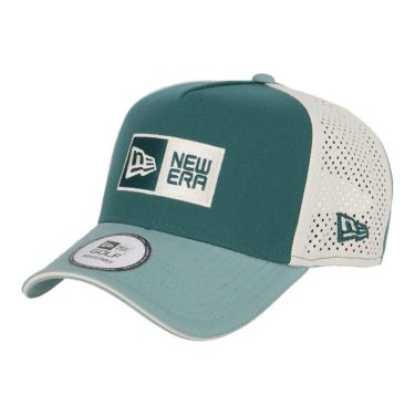 ニューエラ NEW ERA　キャップ 9FORTY A-Frame Laser Perforated ボックスロゴ 14391395 パインニードルグリーン