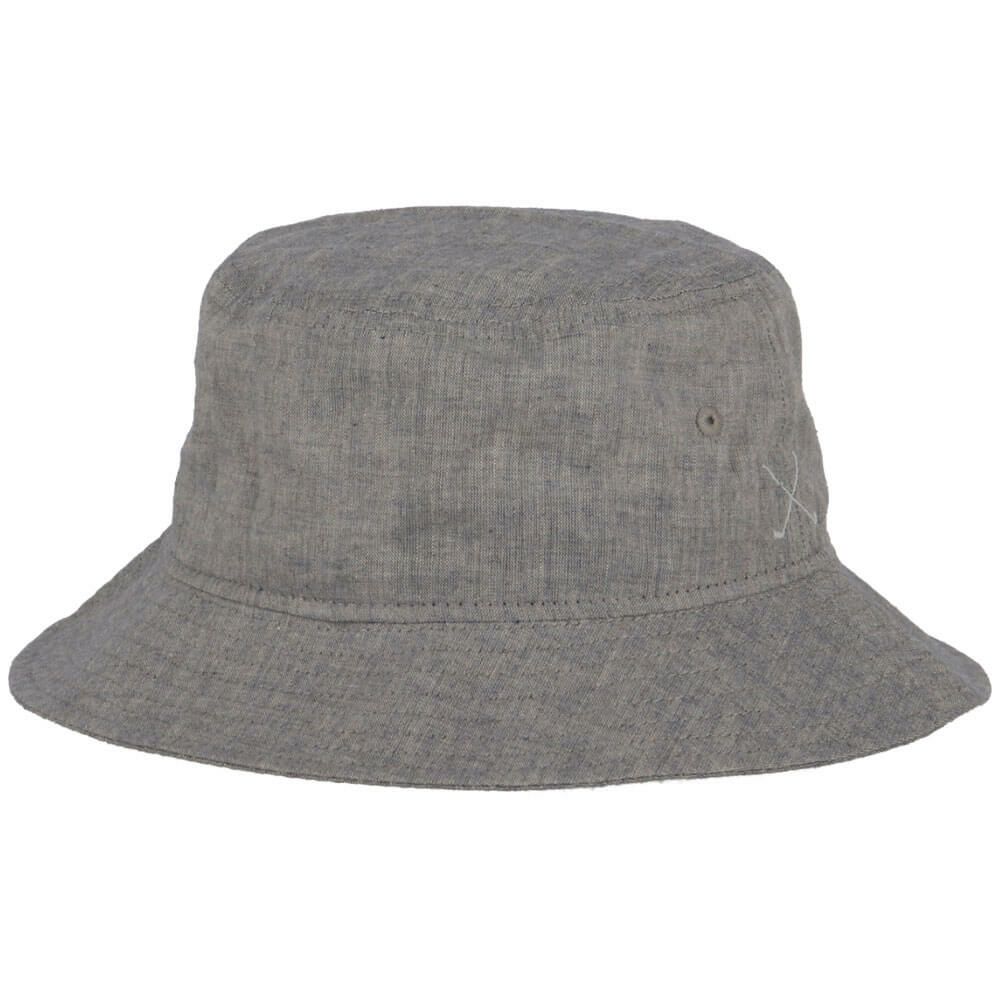 ニューエラ NEW ERA　レディース バケットハット01 ロゴ刺繍 Linen Dungaree 14391222 ネイビー 詳細2