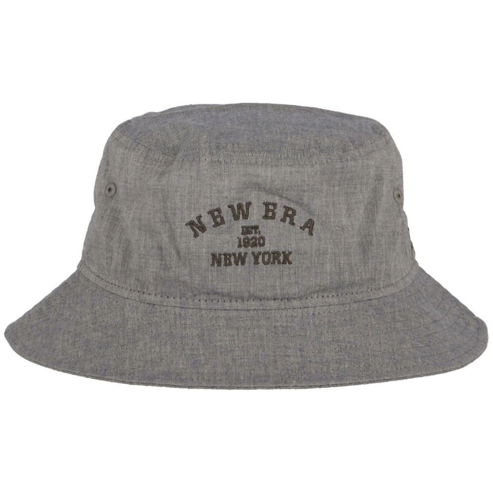 ニューエラ NEW ERA　レディース バケットハット01 ロゴ刺繍 Linen Dungaree 14391222 ネイビー 詳細3