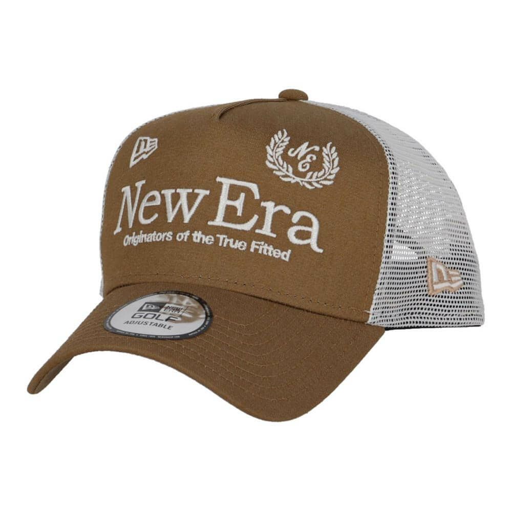 ニューエラ NEW ERA　キャップ 9FORTY A-Frame トラッカー Sustainable Series ECOPET 14391343 ベージュ