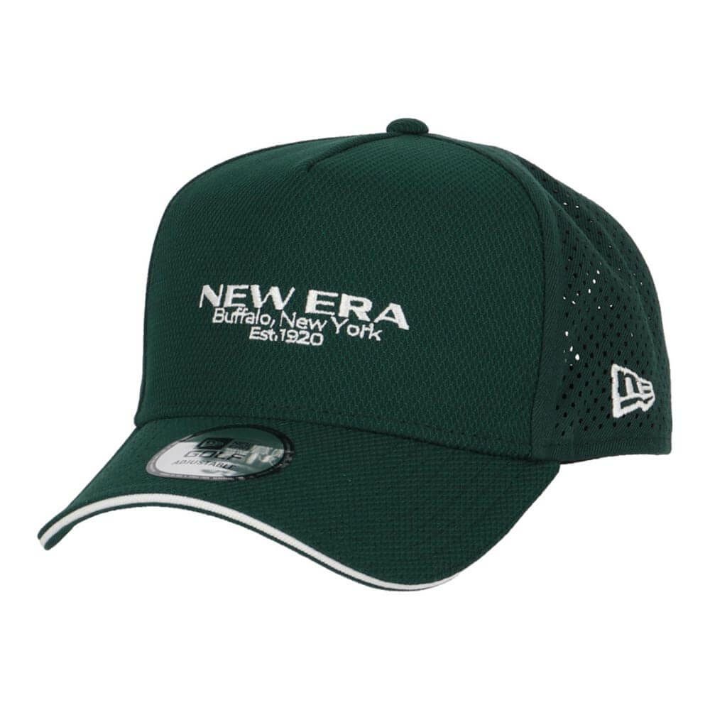ニューエラ NEW ERA　キャップ 9FORTY A-Frame Diamond Era レーザーパフォーテッド 14391370 ダークグリーン
