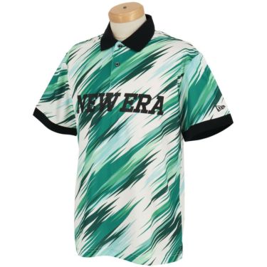 ニューエラ NEW ERA　メンズ 鹿の子 ボタニカル柄 半袖 ポロシャツ　2025年モデル 詳細3