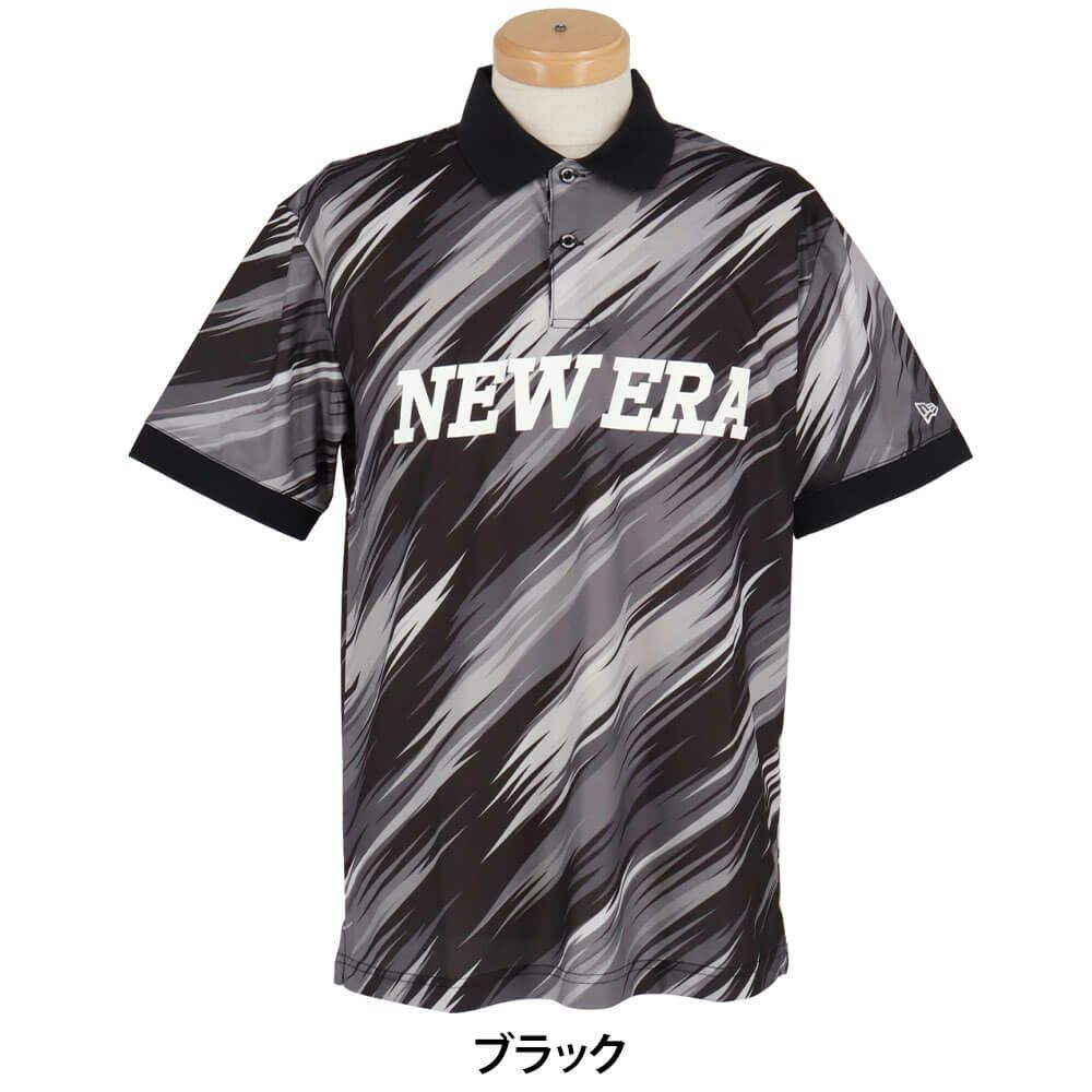 ニューエラ NEW ERA　メンズ 鹿の子 ボタニカル柄 半袖 ポロシャツ　2025年モデル 詳細4