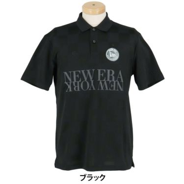 ニューエラ NEW ERA　メンズ ロゴワッペン 半袖 ポロシャツ　2025年モデル 詳細1