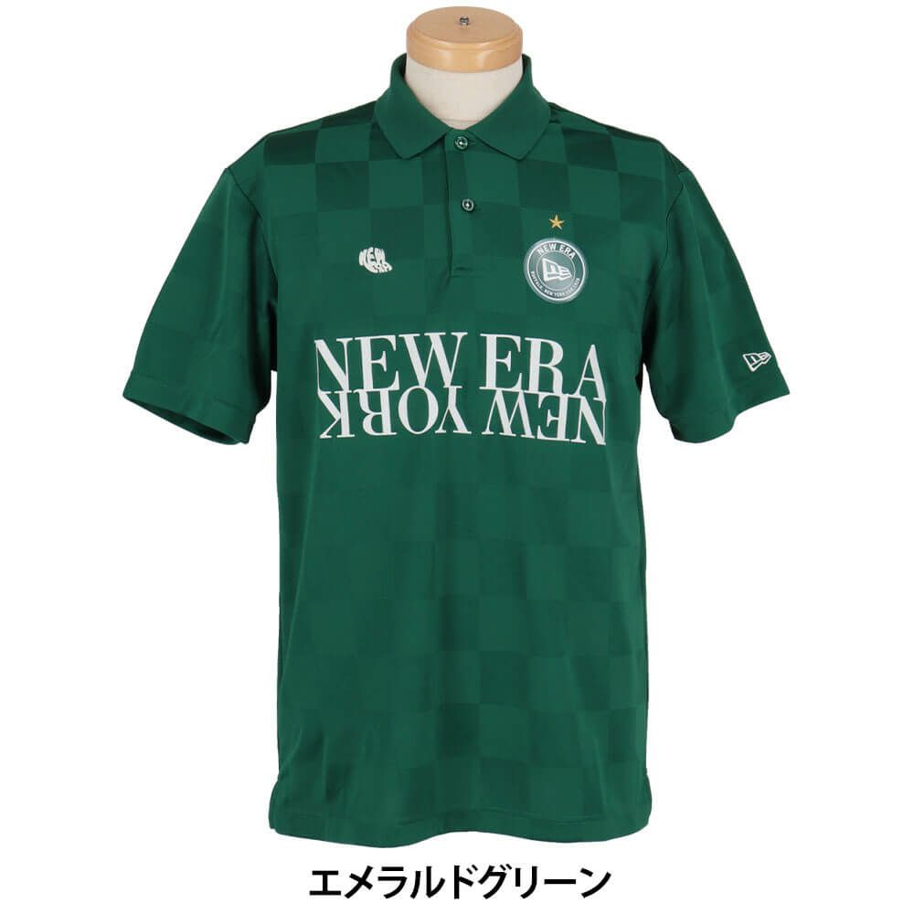 ニューエラ NEW ERA　メンズ ロゴワッペン 半袖 ポロシャツ　2025年モデル 詳細7
