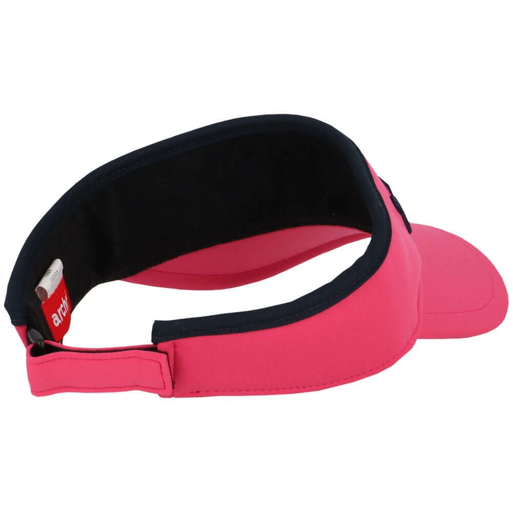 アルチビオ archivio　レディース ロゴプリント バックリボン サンバイザー A450303 029 ピンク 詳細4