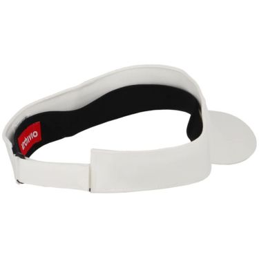 アルチビオ archivio　レディース ロゴ刺繍 サンバイザー A450306 090 ホワイト 詳細2