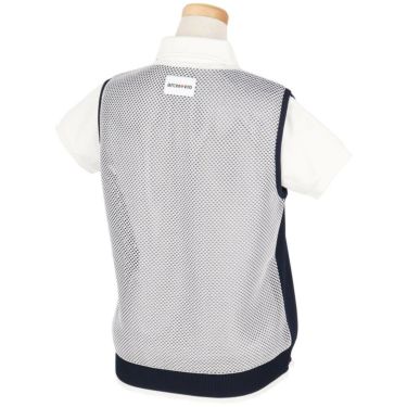 アルチビオ archivio　レディース LOVEデザイン バックメッシュベスト A458220　2025年モデル ネイビー 詳細1