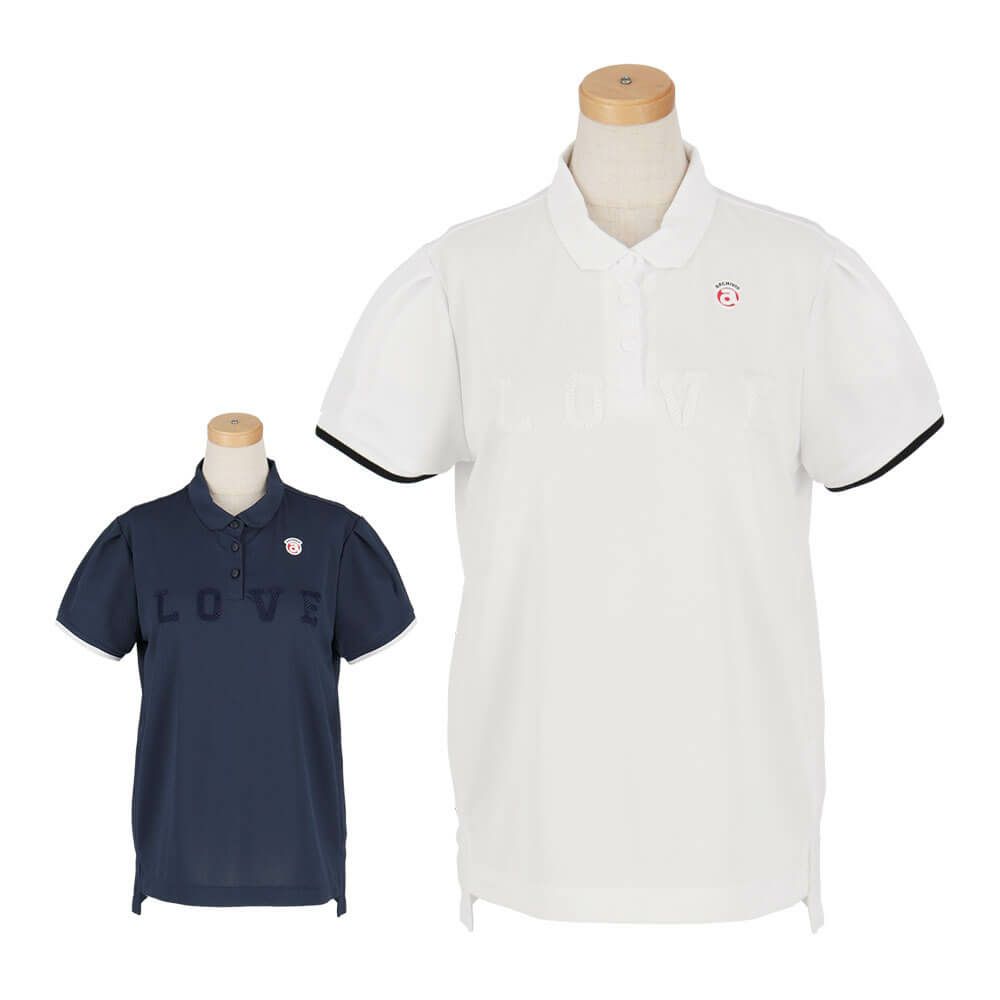 アルチビオ archivio　レディース LOVE刺繍 半袖 ポロシャツ A459308　2025年モデル