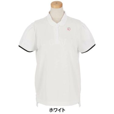 アルチビオ archivio　レディース LOVE刺繍 半袖 ポロシャツ A459308　2025年モデル ホワイト