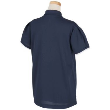 アルチビオ archivio　レディース LOVE刺繍 半袖 ポロシャツ A459308　2025年モデル ネイビー 詳細1