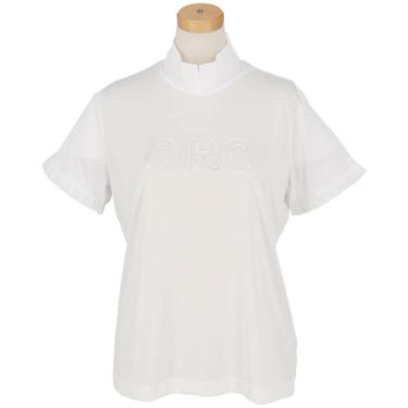 アルチビオ archivio　レディース ロゴデザイン シアー & フリル 半袖 プルオーバー ツインセット A459408　2025年モデル ピンク 詳細3