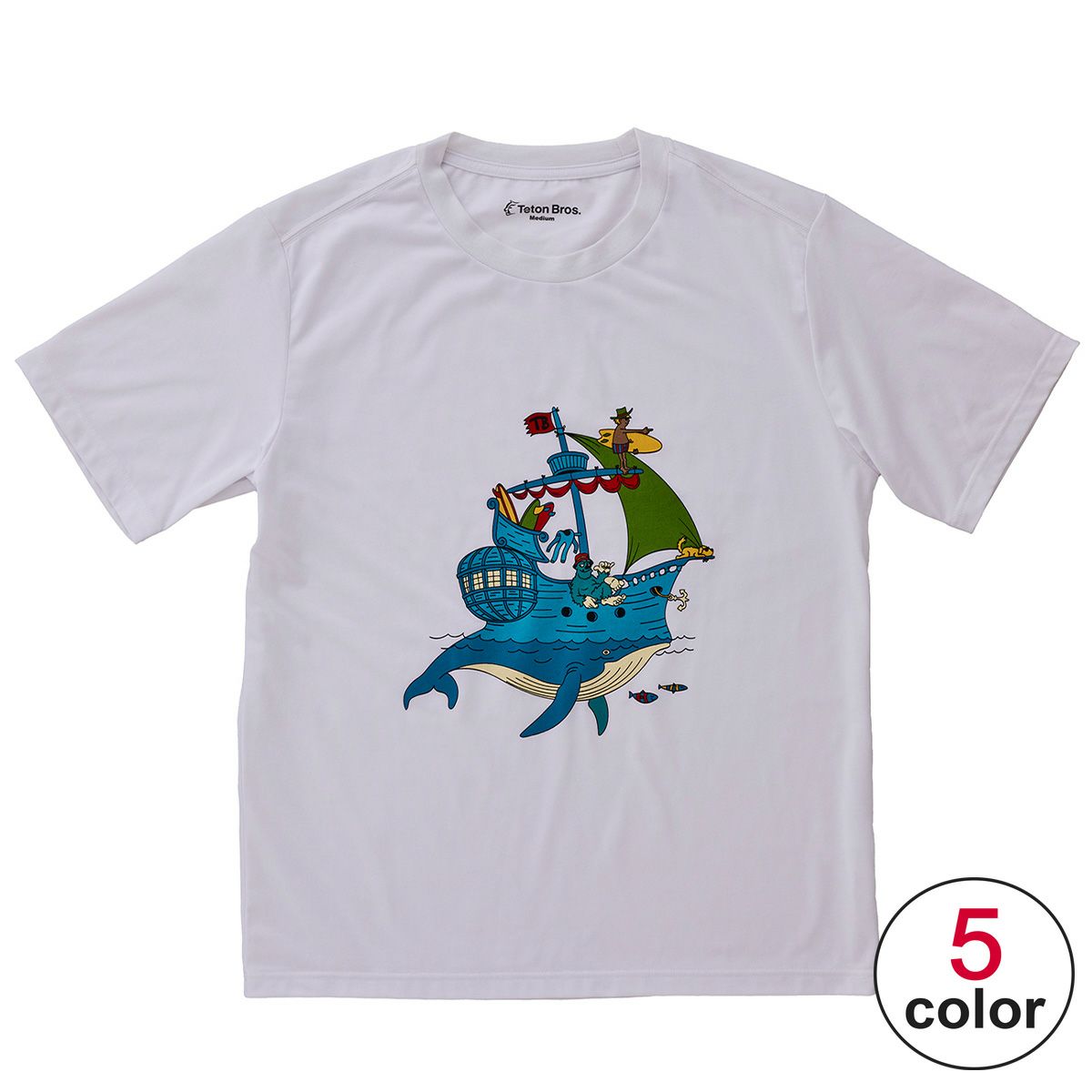 ティートンブロス TETON BROS　Tシャツ ホエールシップティー Whale shipTee TB251-82M 2025 詳細1