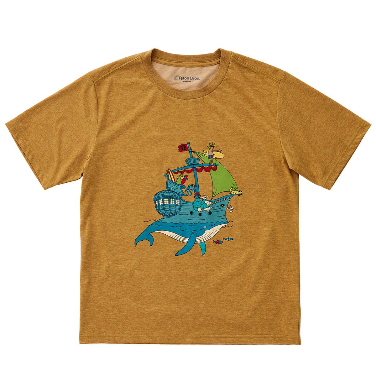 ティートンブロス TETON BROS　Tシャツ ホエールシップティー Whale shipTee TB251-82M 2025 詳細3