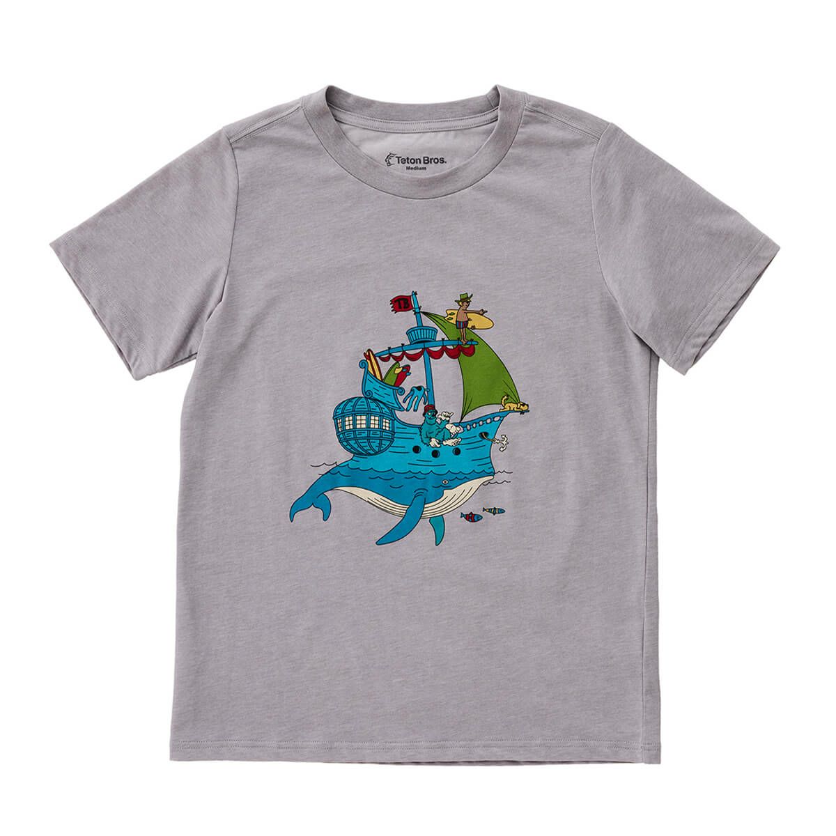 ティートンブロス TETON BROS　Tシャツ ホエールシップティー Whale shipTee TB251-82M 2025 詳細5