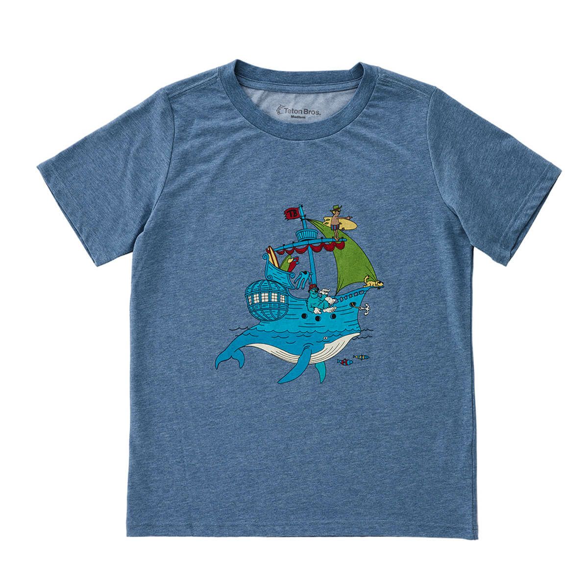 ティートンブロス TETON BROS　Tシャツ ホエールシップティー Whale shipTee TB251-82M 2025 詳細6