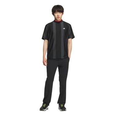 アディダス adidas　メンズ アディゼロ メッシュ 半袖 モックネックシャツ KUK73　2025年モデル 詳細4