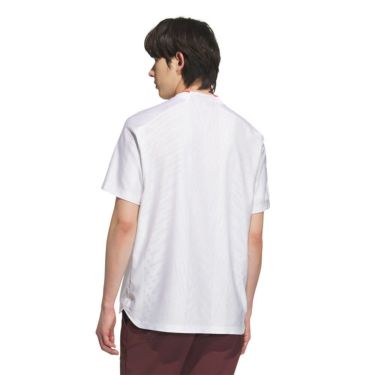 アディダス adidas　メンズ アディゼロ メッシュ 半袖 モックネックシャツ KUK73　2025年モデル 詳細8