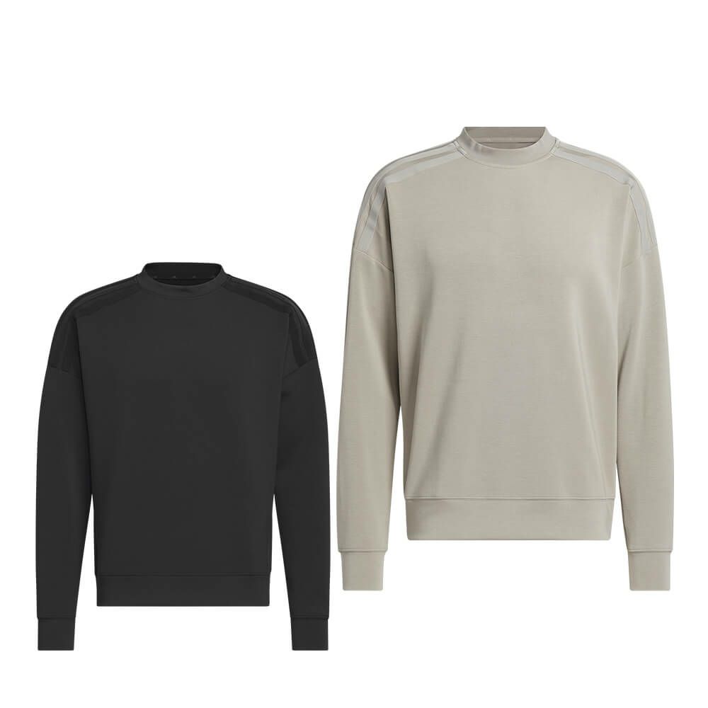 アディダス adidas　メンズ ビヨンド ザ コース ダンボールニット 長袖 クルーネック プルオーバー KUH54　2025年モデル