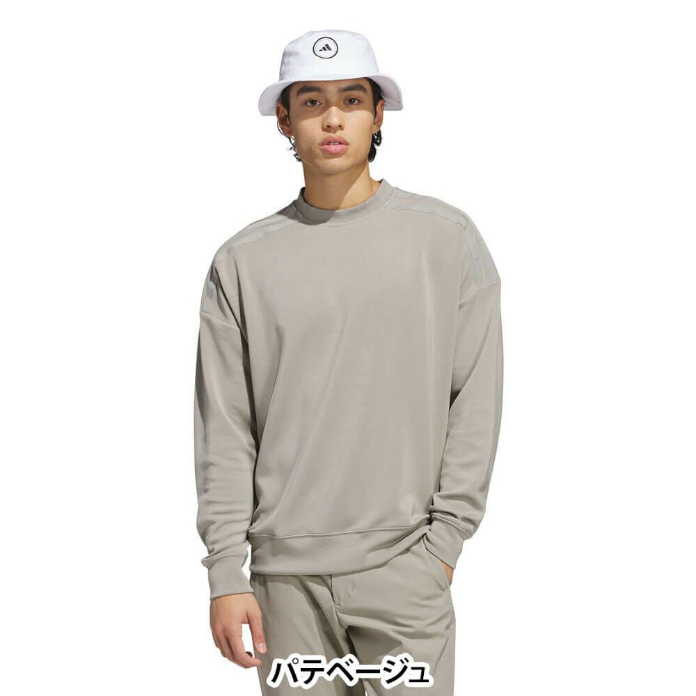 アディダス adidas　メンズ ビヨンド ザ コース ダンボールニット 長袖 クルーネック プルオーバー KUH54　2025年モデル 詳細1