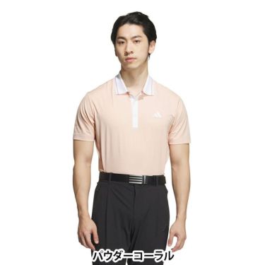アディダス adidas　メンズ バックグラフィック 半袖 ポロシャツ KVH32　2025年モデル 詳細1