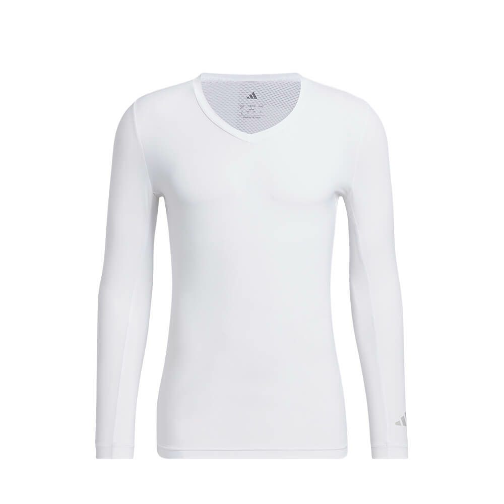 アディダス adidas　メンズ バックメッシュ ベースレイヤー 長袖 Vネック インナーシャツ KVH12　2025年モデル