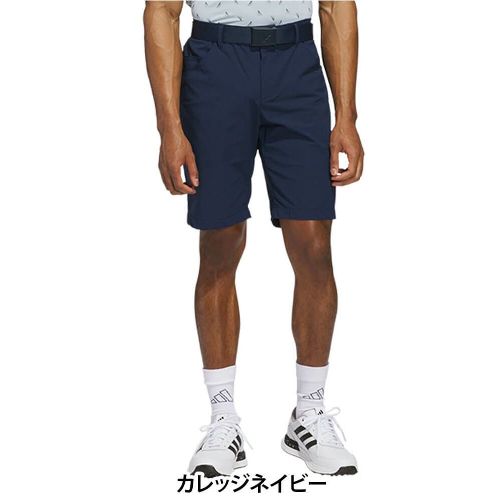 アディダス adidas　メンズ 撥水 ファイブポケット ショートパンツ KQW66　2025年モデル 詳細1