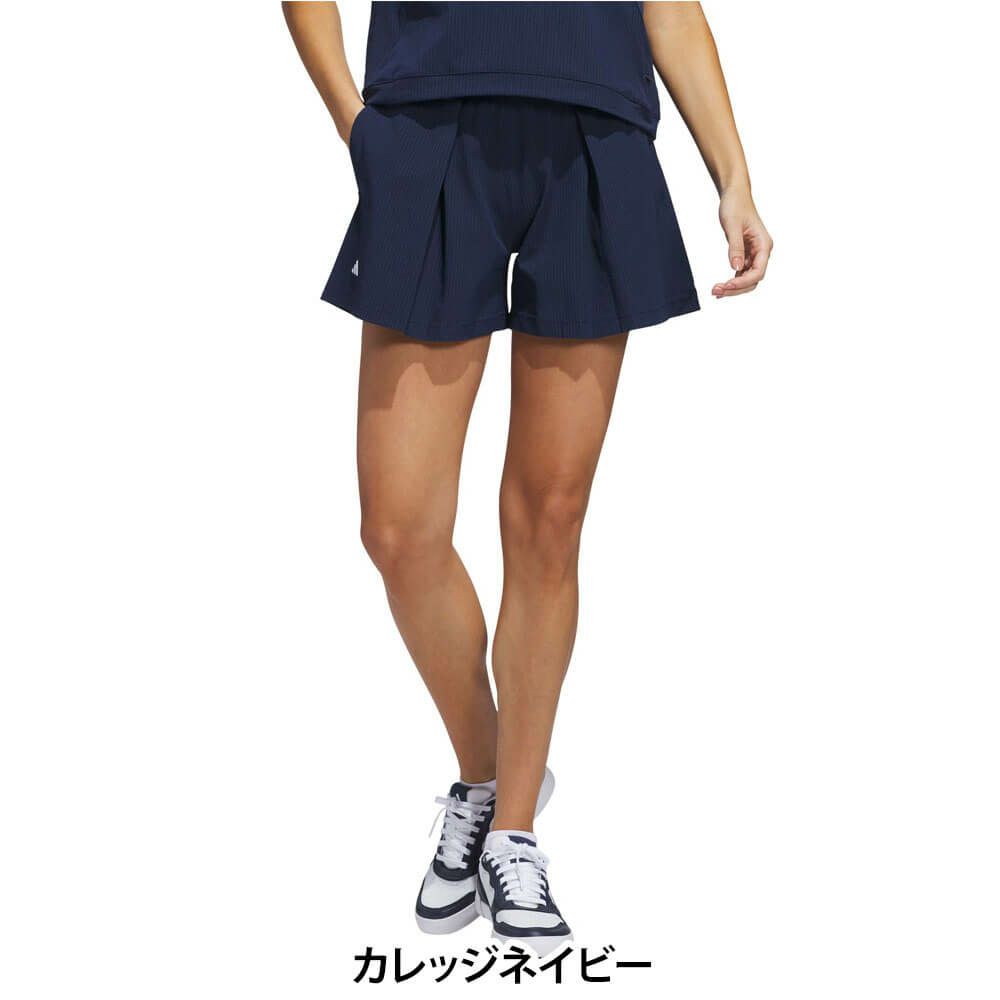 アディダス adidas　レディース ビヨンド ザ コース 撥水プリーツ ショートパンツ KWH88　2025年モデル 詳細1