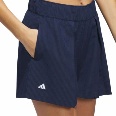 アディダス adidas　レディース ビヨンド ザ コース 撥水プリーツ ショートパンツ KWH88　2025年モデル 詳細4