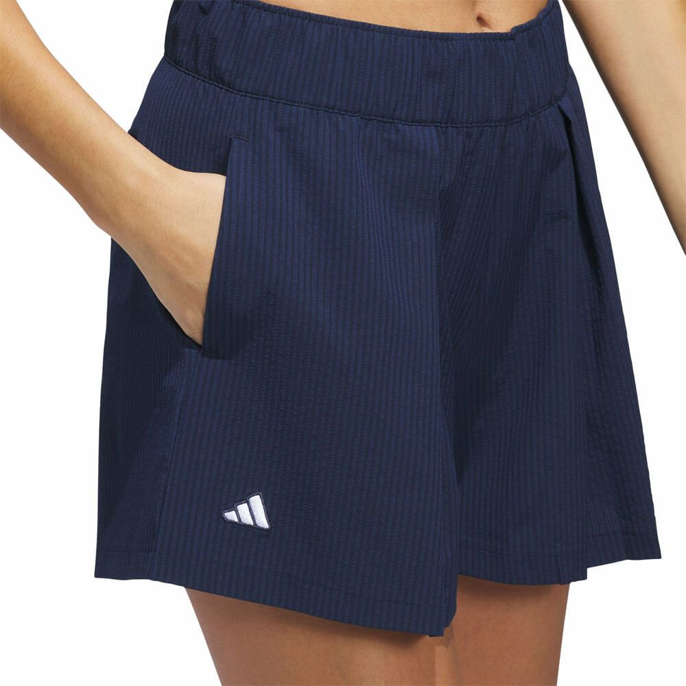 アディダス adidas　レディース ビヨンド ザ コース 撥水プリーツ ショートパンツ KWH88　2025年モデル 詳細4