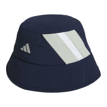 アディダス adidas　ビヨンド ザ コース 撥水 バケットハット KUX43 JH1085 カレッジネイビー　2025年モデル カレッジネイビー