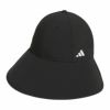 アディダス adidas　レディース ワイドブリムキャップ KVX76 JH1083 ブラック　2025年モデル ブラック