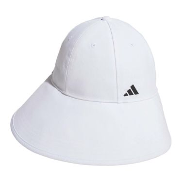 アディダス adidas　レディース ワイドブリムキャップ KVX76 JG3547 ホワイト　2025年モデル ホワイト