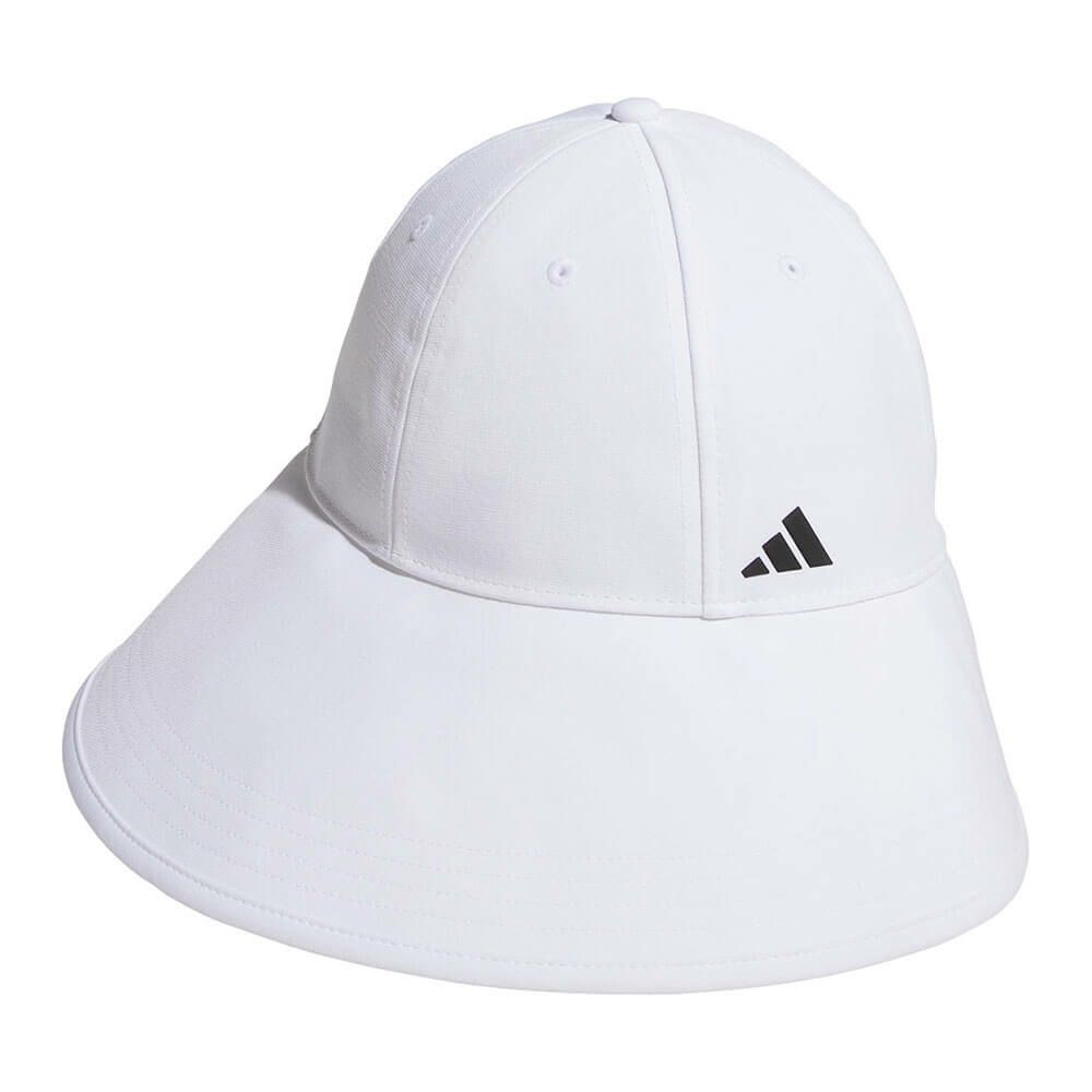 アディダス adidas　レディース ワイドブリムキャップ KVX76 JG3547 ホワイト　2025年モデル ホワイト