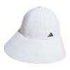 アディダス adidas　レディース ワイドブリムキャップ KVX76 JG3547 ホワイト　2025年モデル ホワイト