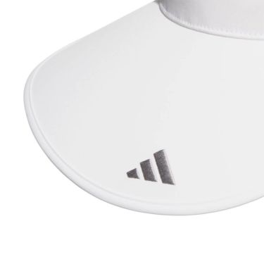 アディダス adidas　レディース ビッグブリムバイザー KUH36 JE2503 ホワイト　2025年モデル 詳細2