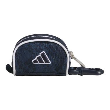 アディダス adidas　ゴルフボールグラフィック ボールケース U4162 JY0861 カレッジネイビー　2025年モデル カレッジネイビー