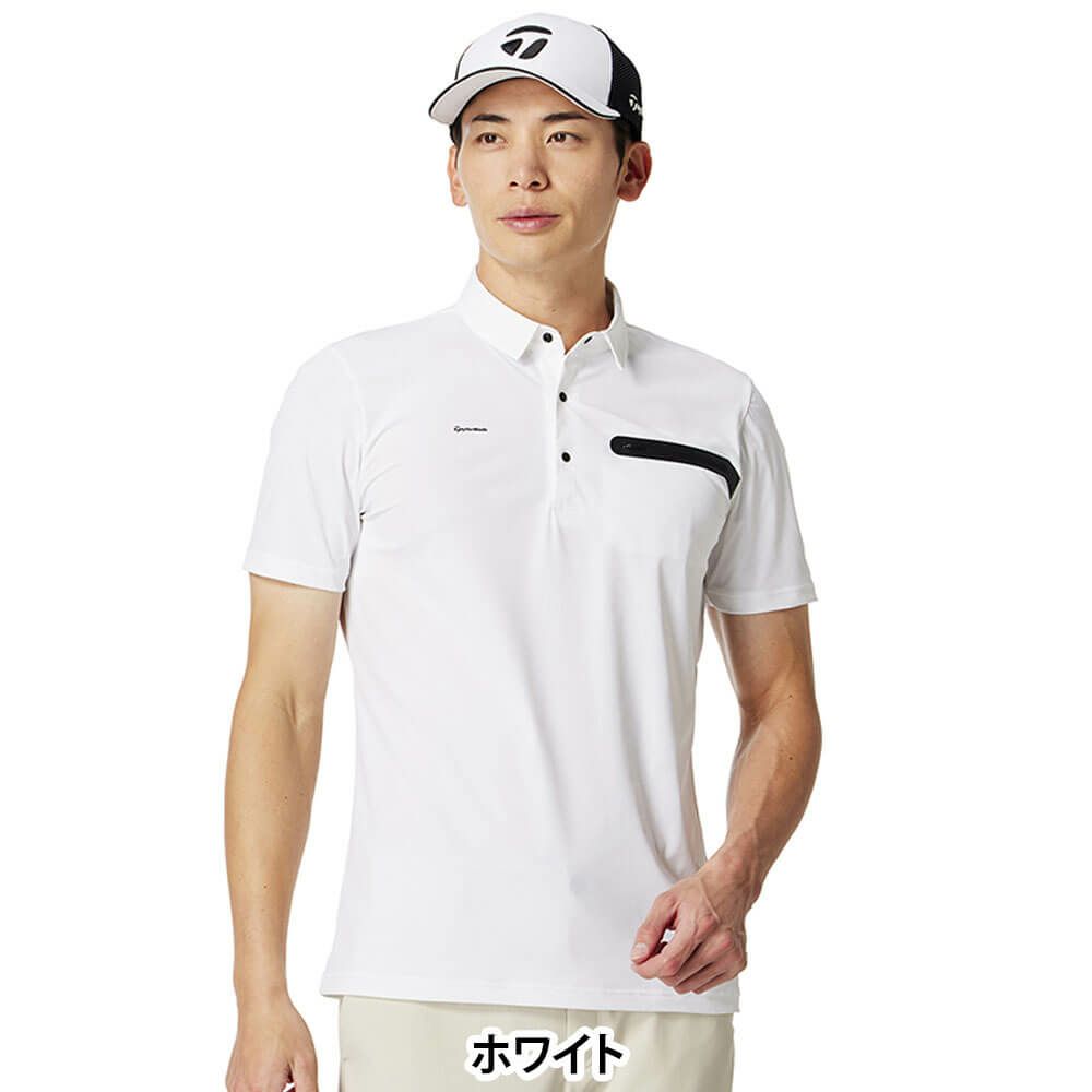 テーラーメイド TaylorMade　メンズ ラインド 半袖 ポロシャツ UN632　2025年モデル 詳細2
