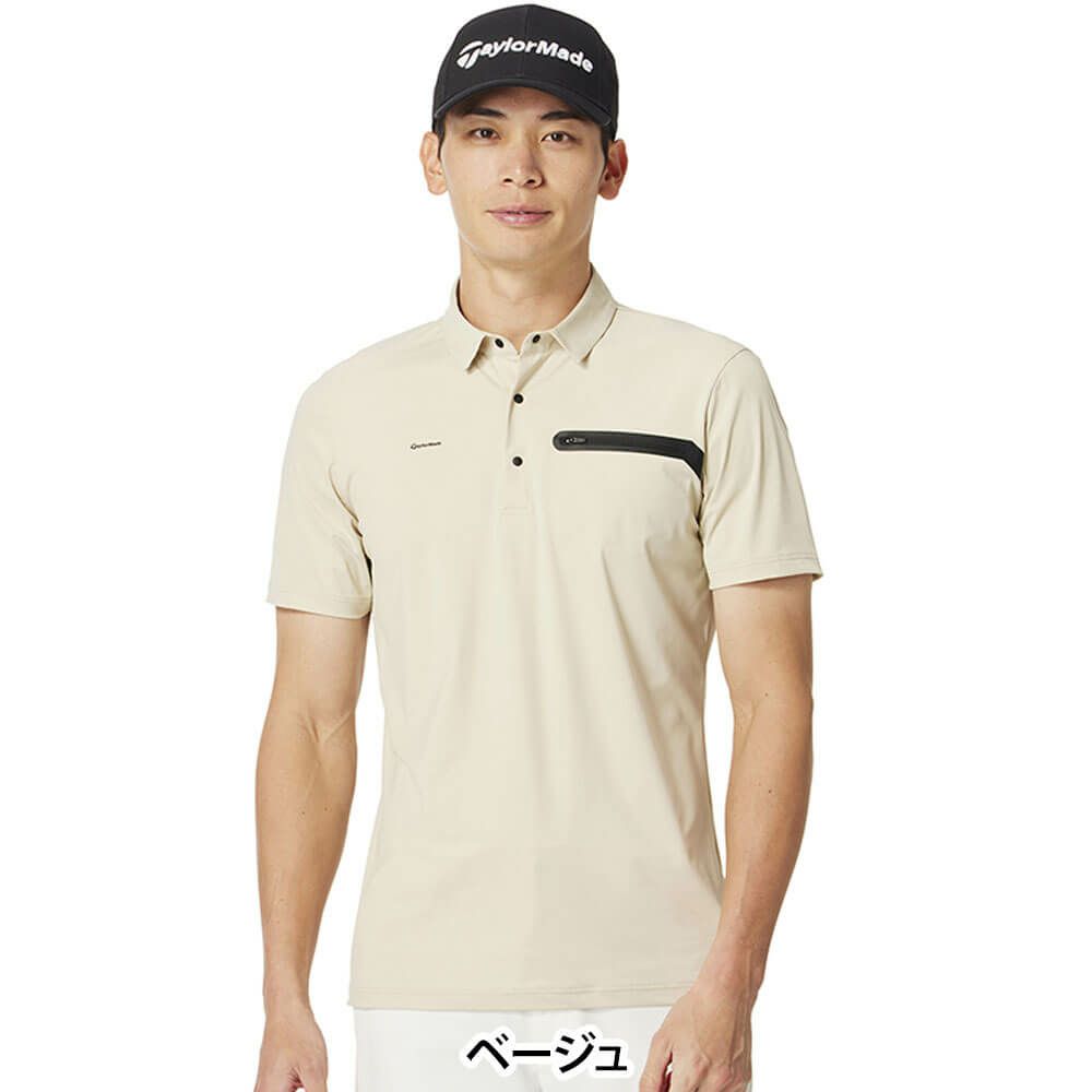 テーラーメイド TaylorMade　メンズ ラインド 半袖 ポロシャツ UN632　2025年モデル 詳細9