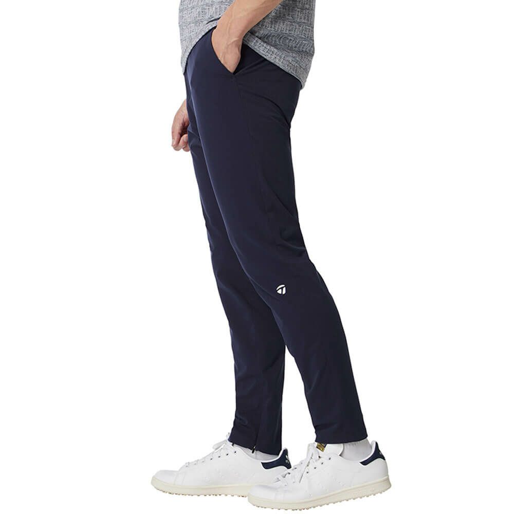 テーラーメイド TaylorMade　メンズ ジップドスリット ロングパンツ UN640　2025年モデル ネイビー 詳細2