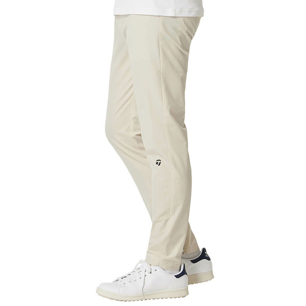 テーラーメイド TaylorMade　メンズ ジップドスリット ロングパンツ UN640　2025年モデル ベージュ 詳細2