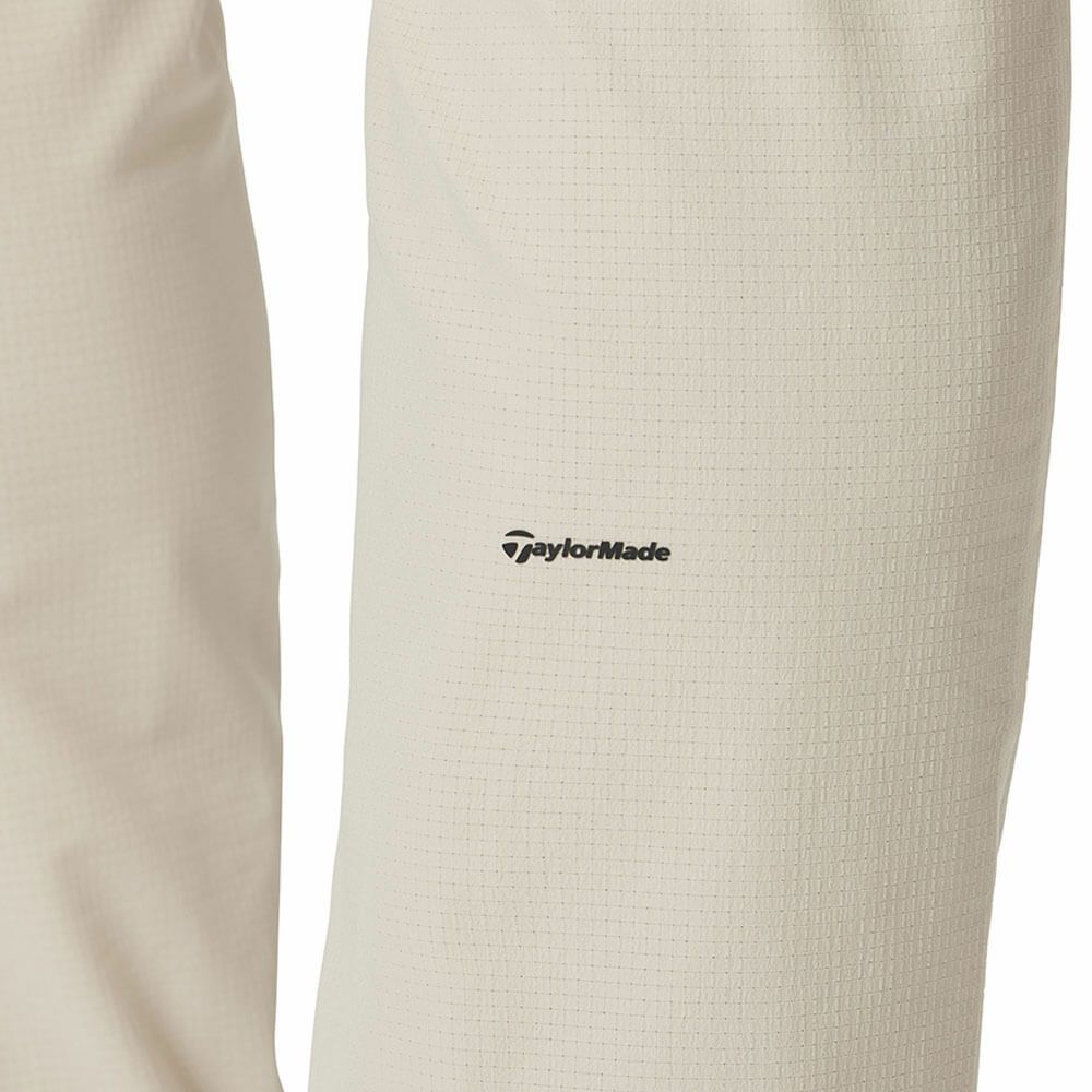 テーラーメイド TaylorMade　メンズ ジップドスリット ロングパンツ UN640　2025年モデル ベージュ 詳細3