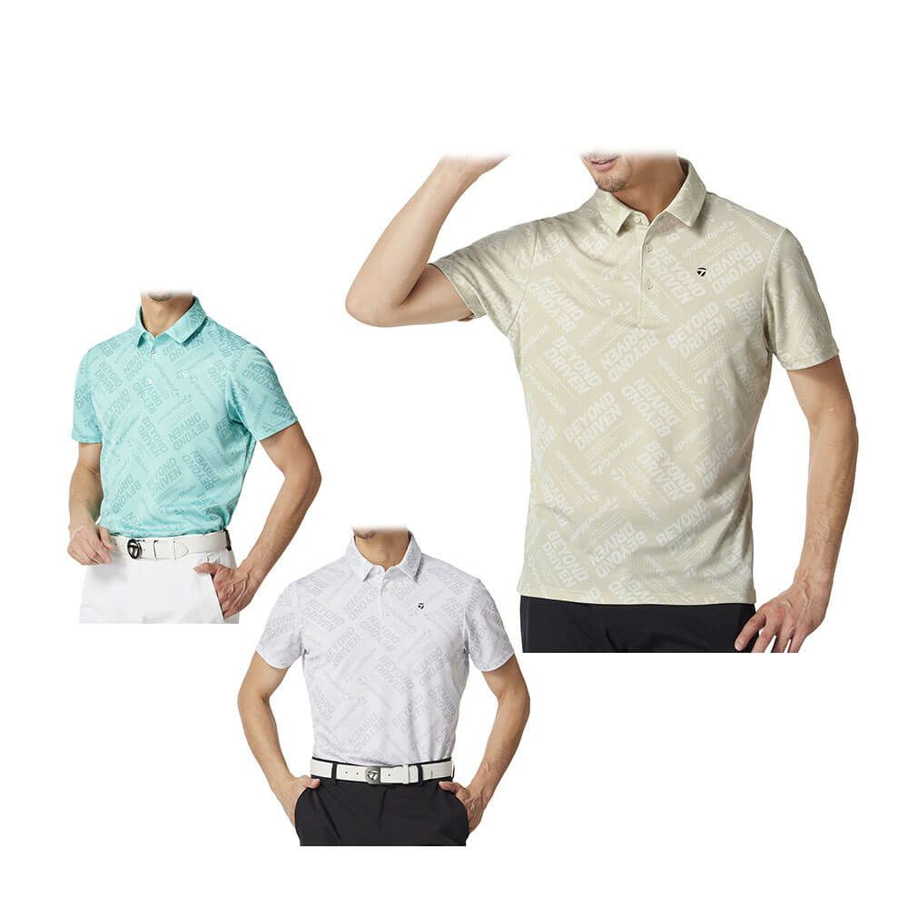 テーラーメイド TaylorMade　メンズ T-ICE BEYOND DRIVEN 半袖 ポロシャツ UN645　2025年モデル