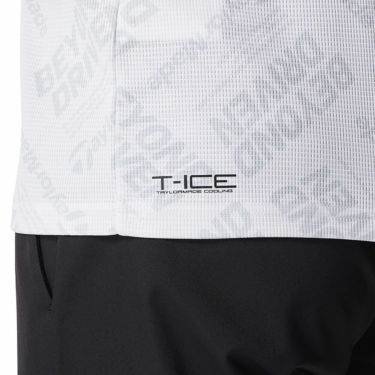 テーラーメイド TaylorMade　メンズ T-ICE BEYOND DRIVEN 半袖 ポロシャツ UN645　2025年モデル ホワイト 詳細5